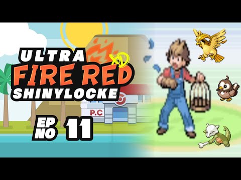 Pokémon Ultra FireRed XD ShinyLocke - Episode #11 "GRINDING & FLYING"
