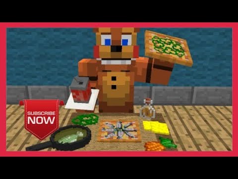 FNAF Monster School: Cooking pizza! - Minecraft Animation