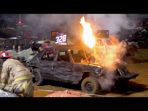 Heat 8 Full Size V8 Motorswap New Alexandria FALL BRAWL Demolition Derby Demo October 4th, 2025