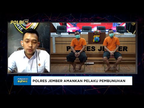 LIVE - KASAT RESKRIM, POLRES JEMBER AMANKAN PELAKU PEMBUNUHAN BURON 12 TAHUN