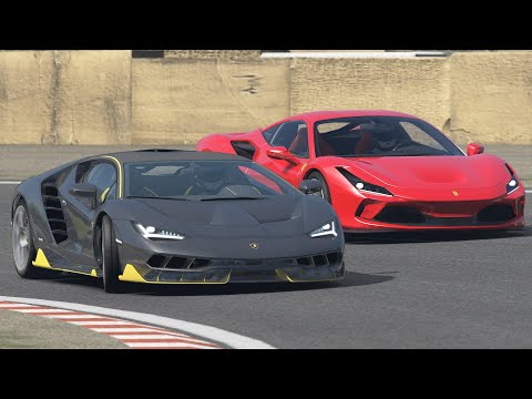 Ferrari F8 Tributo vs Lamborghini Centenario at Tsukuba