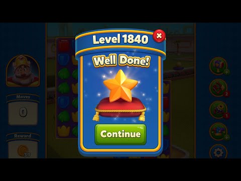 Royal Match - King Robert - Level 1840