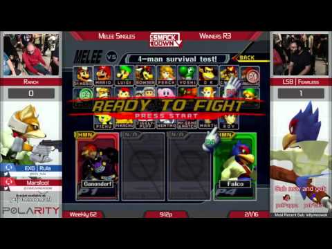 CFLS63 - Ranch (Fox/Ganon) vs LSB | Fearless (Falco)