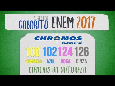Gabarito ENEM 2017 CHROMOS - Prova Amarela: Questão 100 | Química
