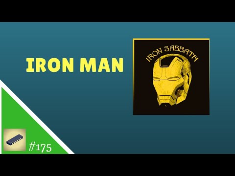 Aula 175 GAITA C - Iron Man (Black Sabbath) - Tablatura fácil