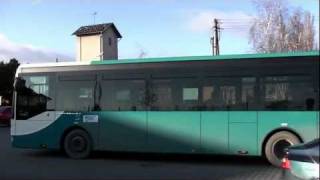 preview picture of video 'Časť I. Irisbus Crossway LE 12 M Karosa, Nádražný rad, Levice, Slovakia.'