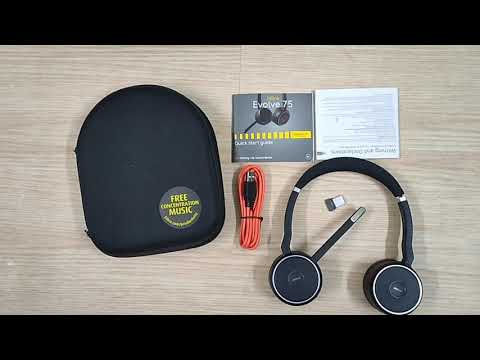 Jabra Evolve 75 stere || expensive headset || jabra headset