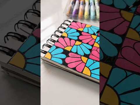 Easy zen doodle drawing tutorial #art #zentangle #satisfying