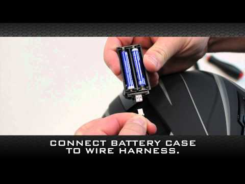 Gmax® How To Install Rear Brake Light Kit on a GM54 Helmet