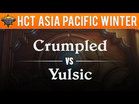 Crumpled vs Yulsic - Hearthstone Championship Tour Asia Pacific 2017:  Swiss Round 3