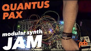 Video thumbnail for Quantus Pax live jam with tons of sequencer heaven on modular synth - POB by Patrick POB OBrien