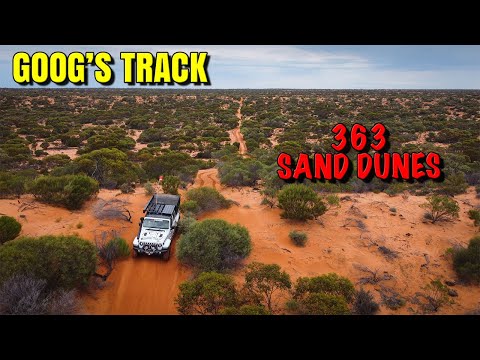 Crossing 363 Sand Dunes on Goog's Track - Overland Jeep Gladiator around Australia