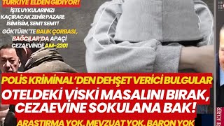 Polis Kriminal’den Dehşet Verici Bulgular  OTELDEKİ VİSKİ MASALINI BIRAK, CEZAEVİNE SOKULANA BAK!