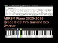 ABRSM Piano 2025 2026 Grade 8 C9 Tim Garland Eco Warrior