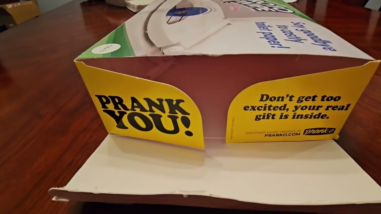 Prank box   Roto wipe funny prank box overview
