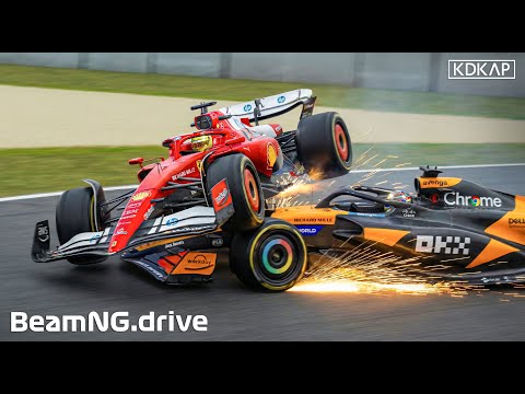 Formula Car Brake Failure Crash #1 | BeamNG.Drive