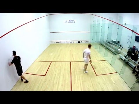 Seattle Squash Open 2016 - Men's Quarterfinal Ashley Davis (ENG) vs Andrew Schnell (CAN)