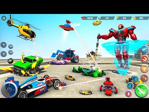 Flying Tiger Robot Car Game