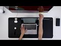 Orbitkey - didelis stalo kilimėlis - juodas