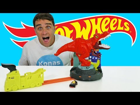 Hot Wheels T Rex Rampage ! || Toy Review || Konas2002