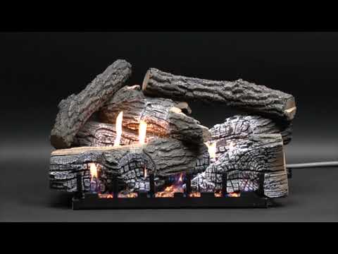 White Mountain Hearth Super Stacked Wildwood 18" Ventless Gas Log Set