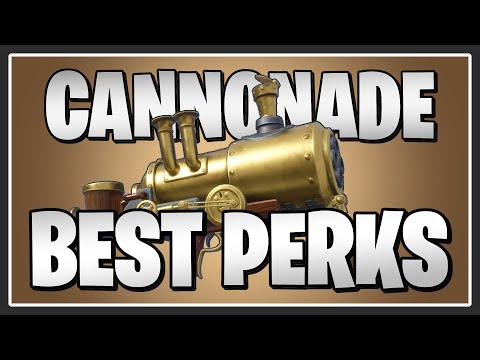 The BEST PERKS for the Cannonade in Fortnite Save the World!
