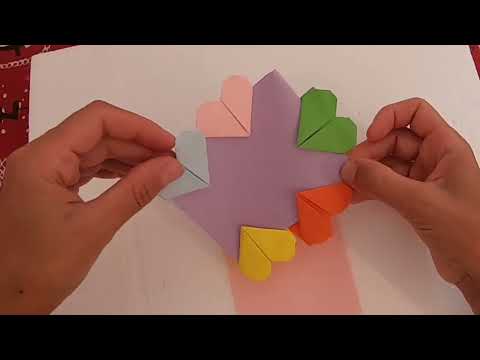 Diy - Semn de carte inima ♥️Origami