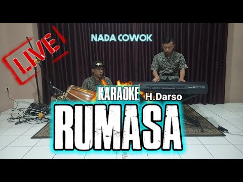 Rumasa | H darso - Karaoke Live Nada Cowok