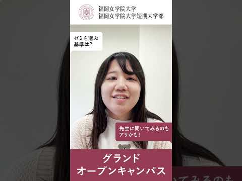 現代文化学科 先輩に聞いてみた「ゼミってどんなことをしているの！？」