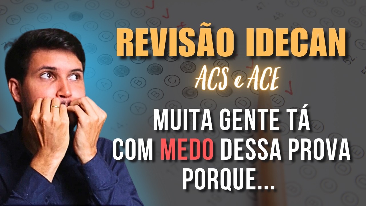 😱 FINALMENTE: Revisão Para BANCA IDECAN | Lei 8.080/90