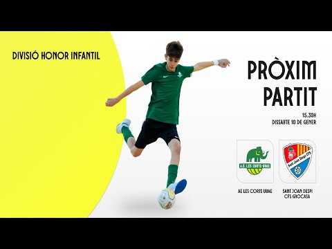 AE Les Corts UBAE - Sant Joan Despí CFS Grocasa - Divisió d'Honor Infantil FS