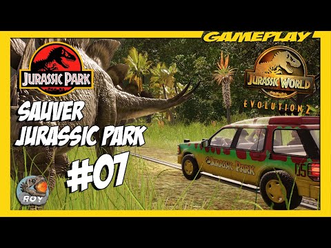 [DEFI] Des dinosaures à l'entrée du Parc | JURASSIC PARK -JURASSIC WORLD EVOLUTION 2 #07►royleviking