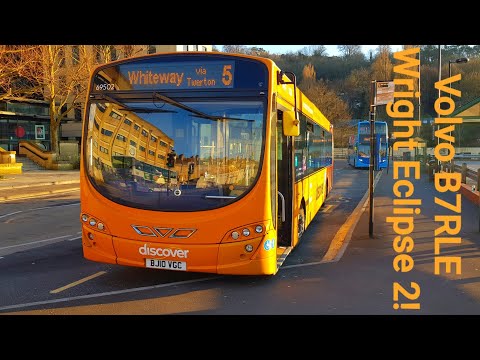 Volvo B7RLE  Wright Eclipse 2! 5 to Whiteway (Bath CC - Whiteway) 69502 BJ10 VGC