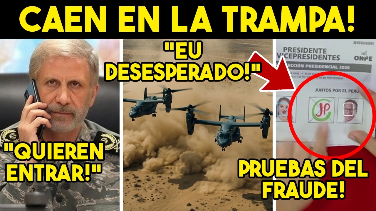 ULTIMA HORA! TRUMP HUMILLADO EN MUNDIAL, ORDENA INVASION. IRAN PRESUME TRIUNFO. SALEN PRUEBAS FRAUDE