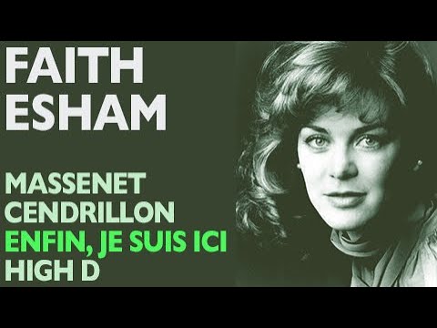 Faith Esham - Massenet: CENDRILLON, Enfin je suis ici, NYCO 1983, High D