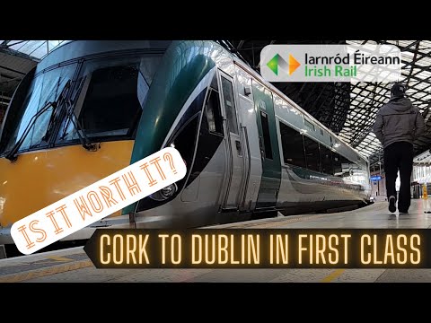 REVIEW: Irish Rail FIRST CLASS Train Experience | Ireland by Train - How expensive is it?