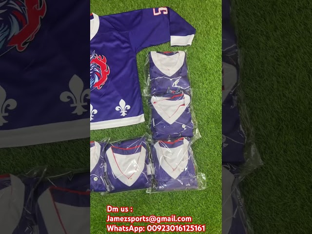 Vídeo relacionado con Camisetas de Hockey Personalizadas,Camisetas de Hockey en Blanco Que se Pueden Personalizar con Equipo/número/Nombre,Camisetas de Hockey para Hombres, Mujeres, Adolescentes y niños (Estilo 1)