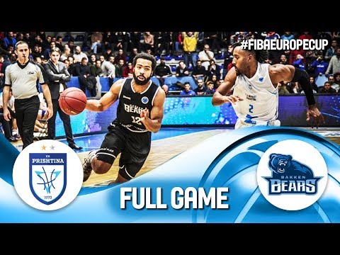 Z Mobile Prishtina v Bakken Bears - Full Game - FIBA Europe Cup 2019