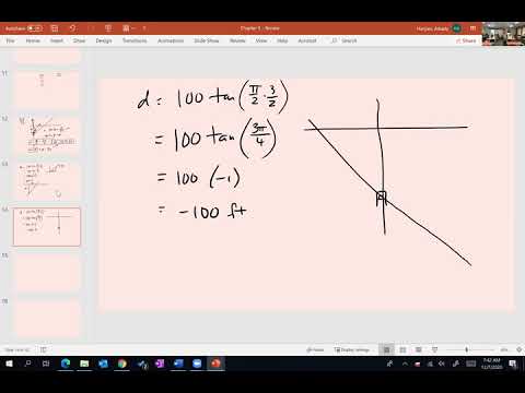 TRIG - 12/07/20 - Chapter 3 Review (Part 2)