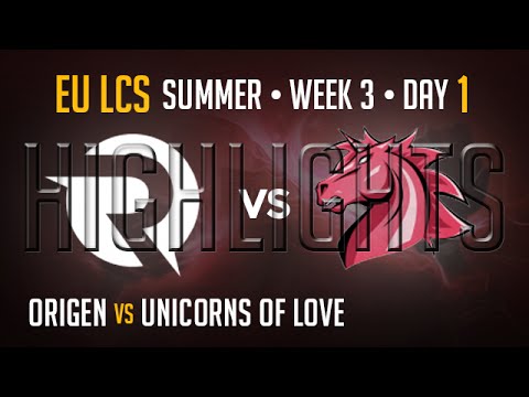 Origen vs Unicorns of Love HIGHLIGHTS | Week 3 EU LCS Summer Split 2015 S5 | OG vs UOL W3