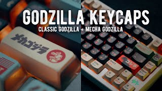 Godzilla + Mecha Godzilla Keycaps #Keytok // Unboxing + Review