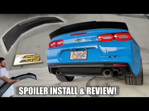 EOS Track Pack Spoiler DIY Install for Gen 6 Camaro LT1, SS & RS - DIY Spoiler Install on your Car!