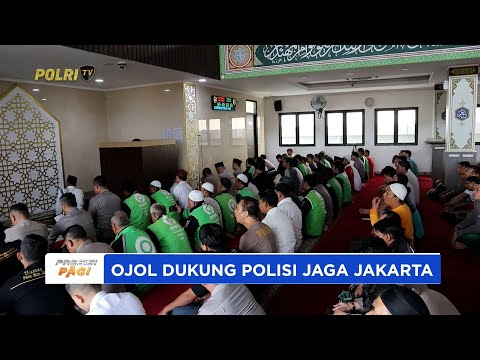 KOMUNITAS OJOL JAKARTA BARAT GELAR DOA BERSAMA DUKUNG POLISI JAGA JAKARTA