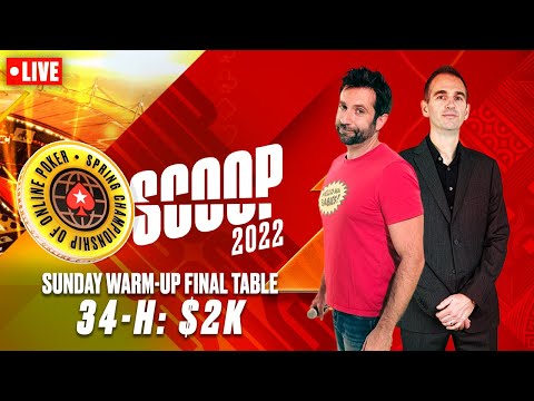 SCOOP 2022: 34-H: $2K SUNDAY WARM-UP - FINAL TABLE w/ James, Joe & Griffin ♠️  PokerStars