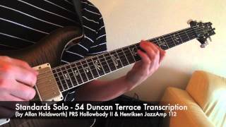Jazz Chord Study: 54 Duncan Terrace Transcription (by Allan Holdsworth)