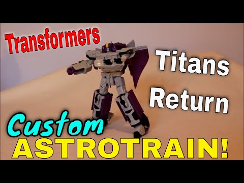 Transformers Titans Return Astrotrain with Darkmoon + Base Modes - GotBot True Review NUMBER 191