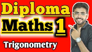 diploma 1st year maths trigonometry | diploma maths 1 in hindi  | diploma maths 1 trigonometry