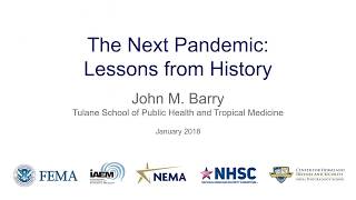 PrepTalks: John M. Barry "The Next Pandemic: Lessons from History"