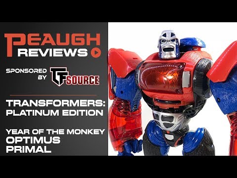 Video Review: Transformers Platinum Edition OPTIMUS PRIMAL