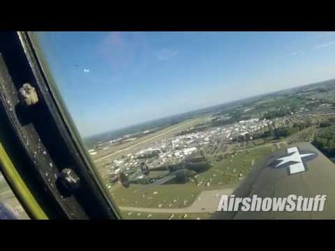 RideAlong! P-51 Mustang Heritage Flight with P-38 and F-22 - EAA AirVenture Oshkosh 2015